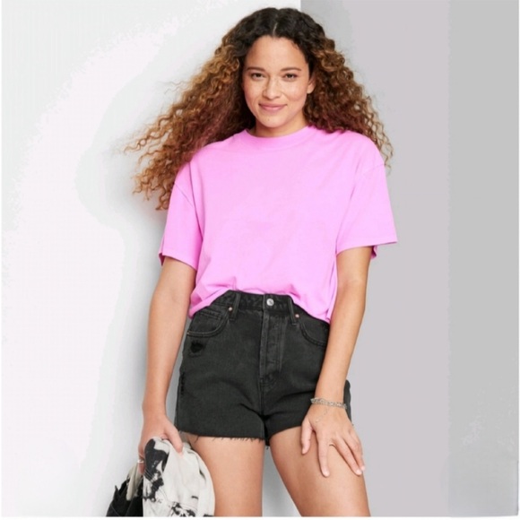 Women's High-Rise Cutoff
Jean Shorts - Wild Fable
Black Wash - Picture 1 of 6